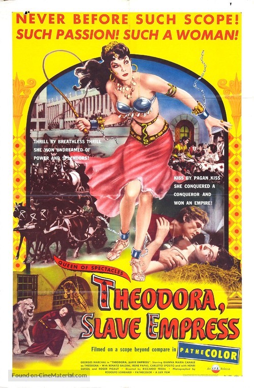 Teodora, imperatrice di Bisanzio - Movie Poster