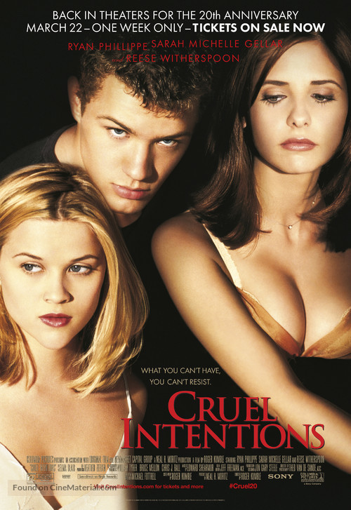 Cruel Intentions - Re-release movie poster