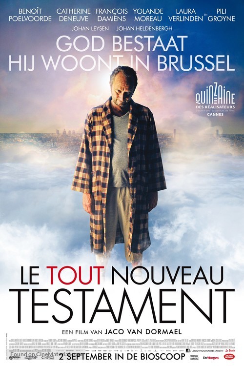 Le tout nouveau testament - Belgian Movie Poster
