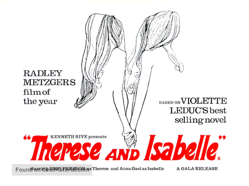Therese and Isabelle - British Movie Poster