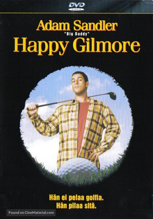 Happy Gilmore - Finnish DVD movie cover
