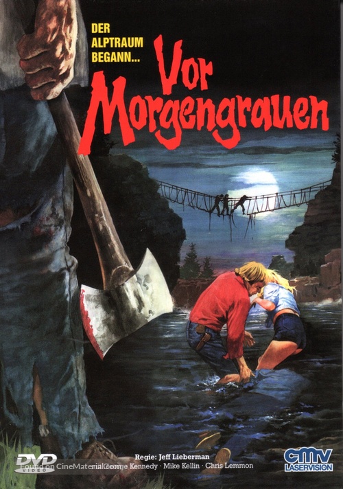 Just Before Dawn - German DVD movie cover