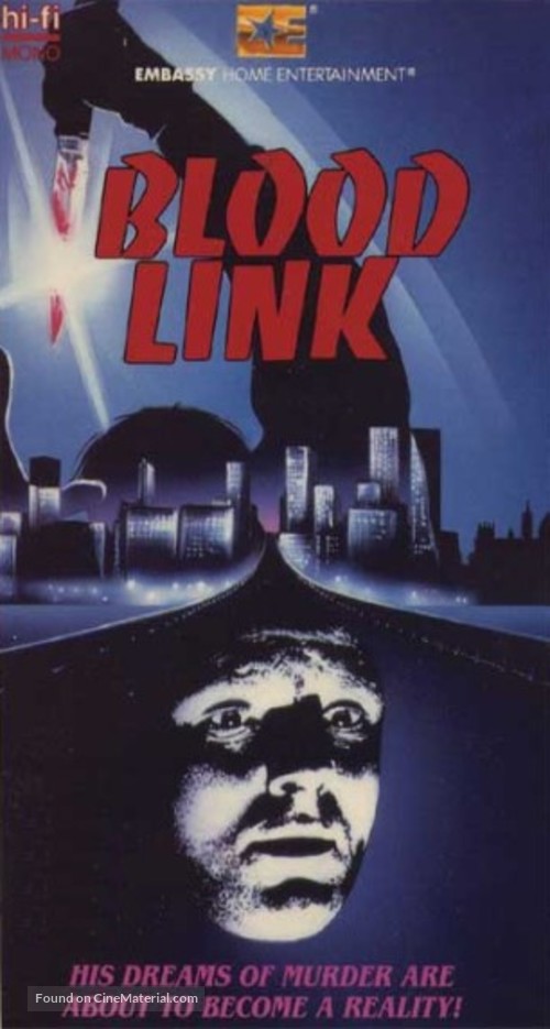 Blood Link - VHS movie cover