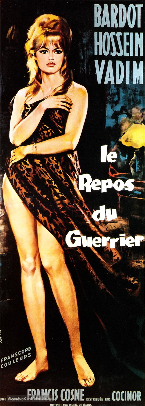 Le repos du guerrier - French Movie Poster