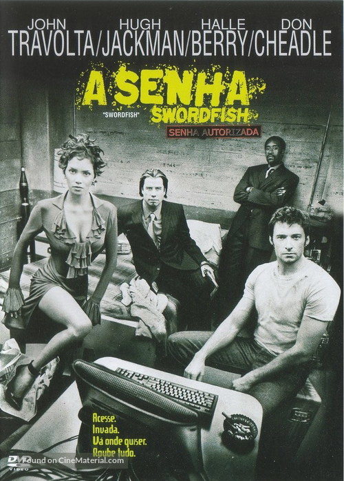 Swordfish - Brazilian DVD movie cover