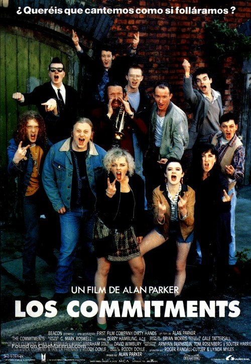 The Commitments (1991) Spanish movie poster