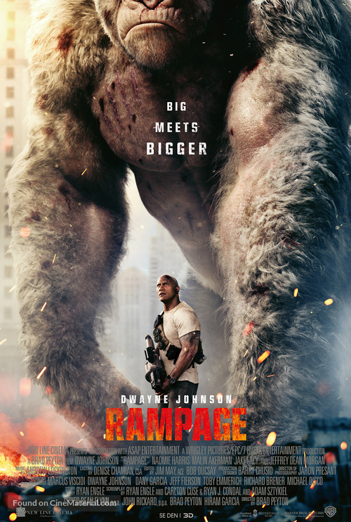 Rampage - Swedish Movie Poster