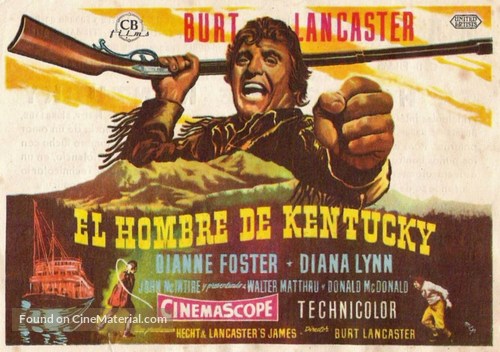 The Kentuckian - Spanish Movie Poster