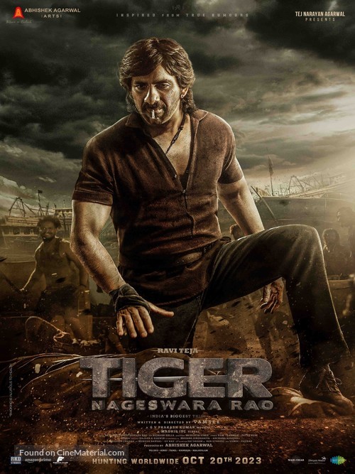 Tiger Nageswara Rao - Indian Movie Poster