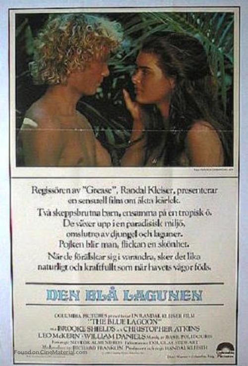 The Blue Lagoon - Swedish Movie Poster