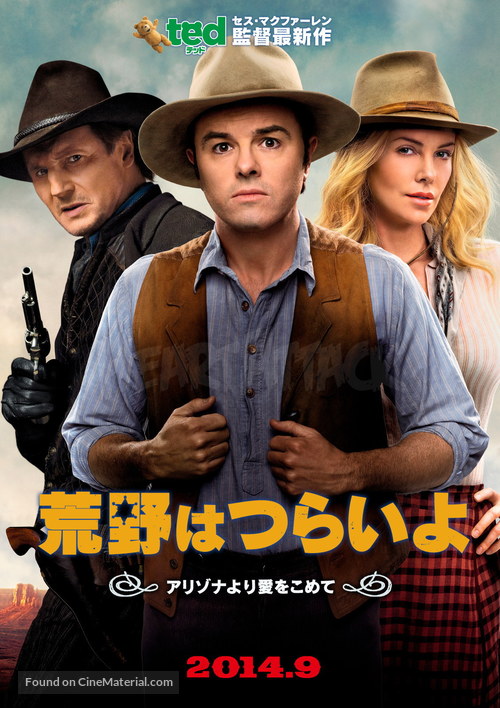 A Million Ways to Die in the West - Japanese Movie Poster