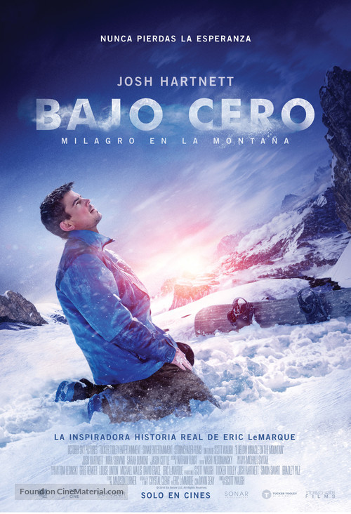 6 Below: Miracle on the Mountain - Argentinian Movie Poster