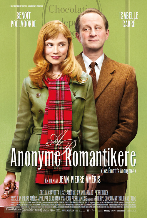 Les &eacute;motifs anonymes - Danish Movie Poster