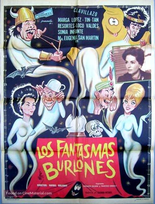 Los fantasmas burlones - Mexican Movie Poster