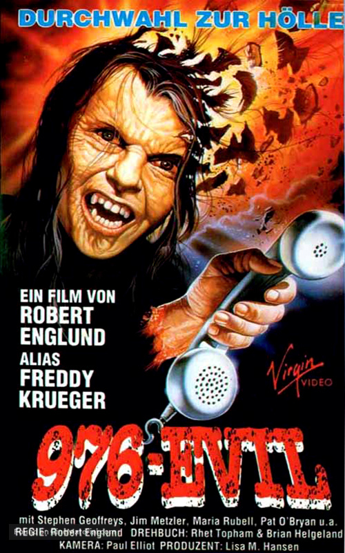976-EVIL - German VHS movie cover