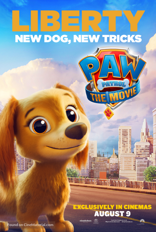 Paw Patrol: The Movie - British Movie Poster
