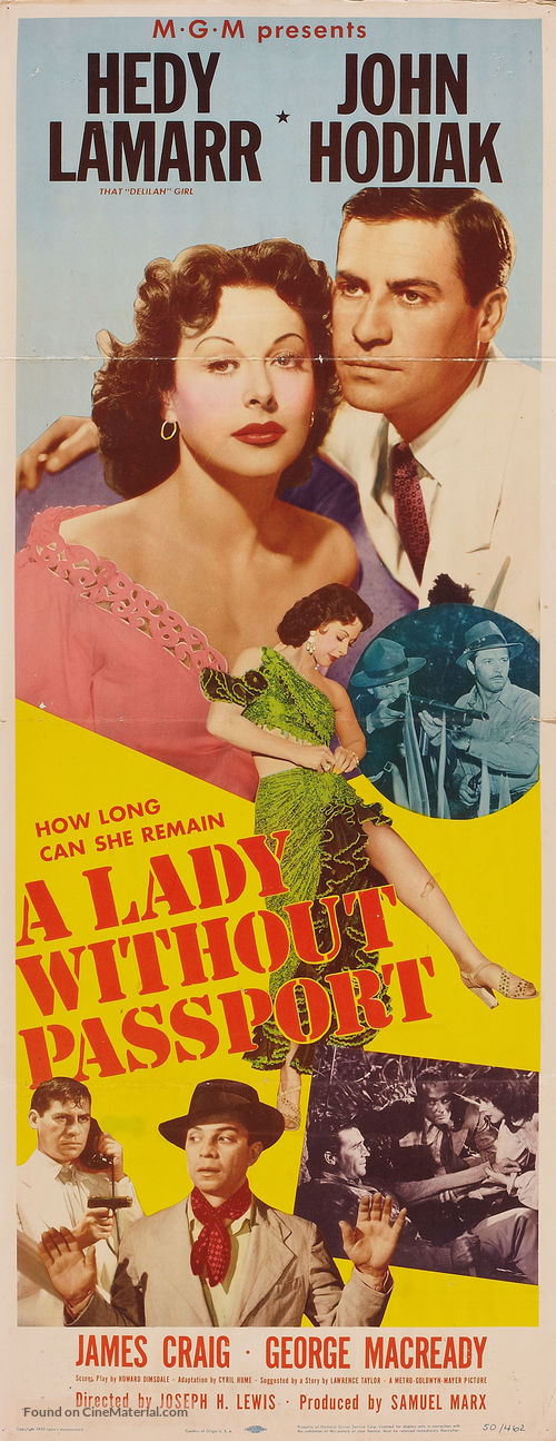 A Lady Without Passport - Movie Poster