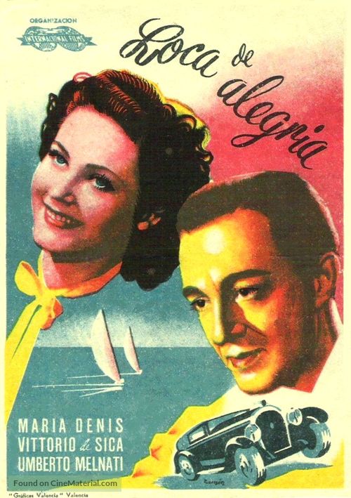Pazza di gioia - Spanish Movie Poster