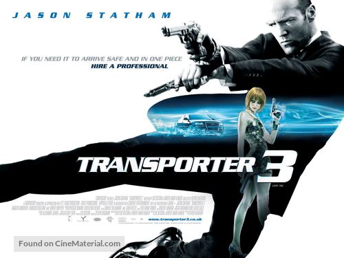 Transporter 3 - British Movie Poster