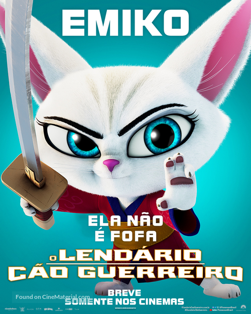 Paws of Fury: The Legend of Hank - Brazilian Movie Poster
