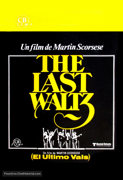 The Last Waltz - Spanish Movie Poster