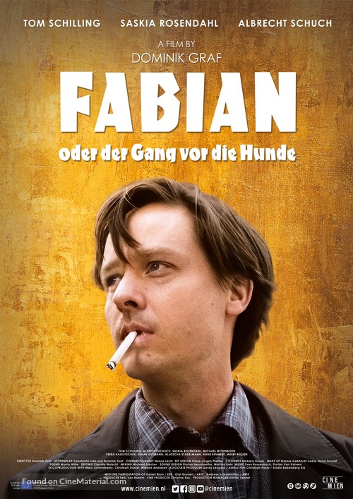 Fabian oder Der Gang vor die Hunde - Dutch Movie Poster