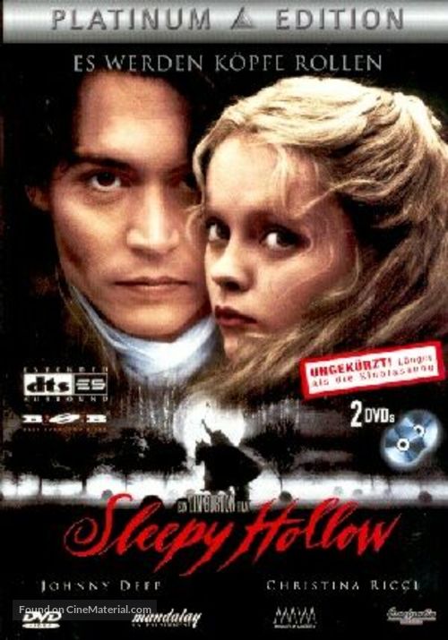 Sleepy Hollow - German DVD movie cover