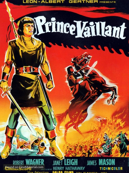 Prince Valiant - French Movie Poster