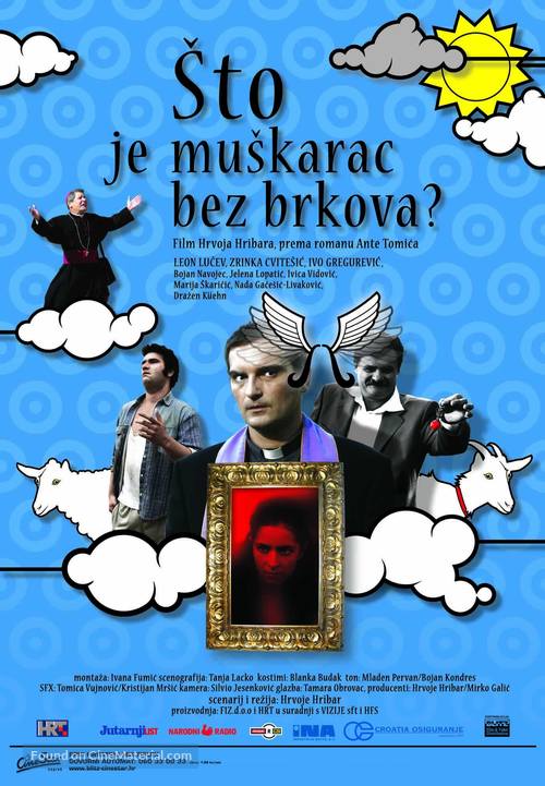 Sto je muskarac bez brkova? - Croatian Movie Poster