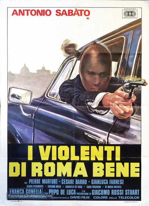 I violenti di Roma bene - Italian Movie Poster