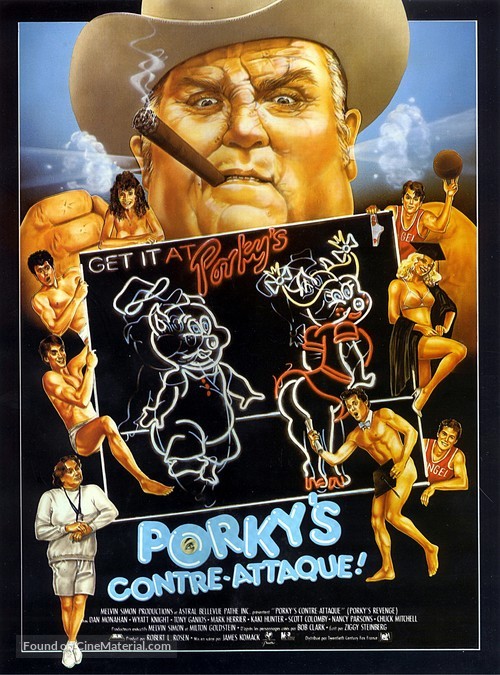 Porky&#039;s Revenge - French Movie Poster