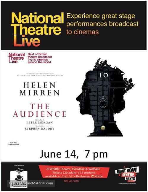 &quot;National Theatre Live&quot; - Canadian Movie Poster