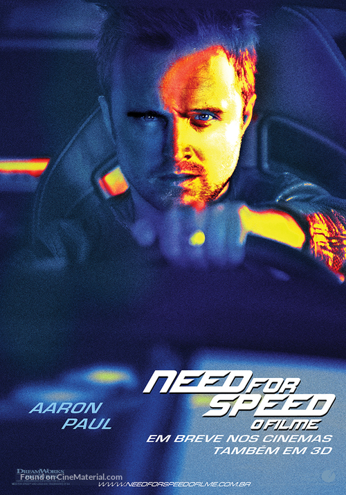 Need for Speed - Brazilian Movie Poster