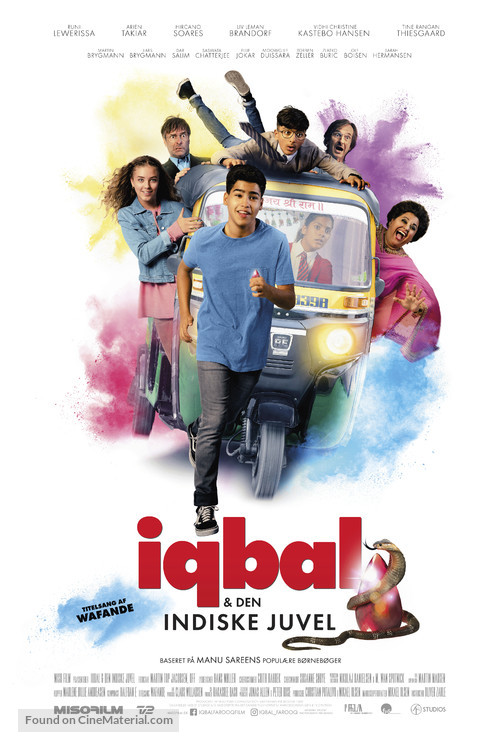 Iqbal &amp; den indiske juvel - Danish Movie Poster