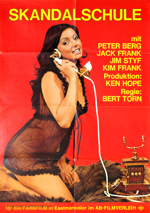 Porr i skandalskolan - German Movie Poster