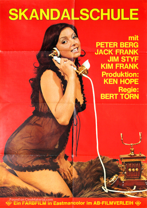 Porr i skandalskolan - German Movie Poster