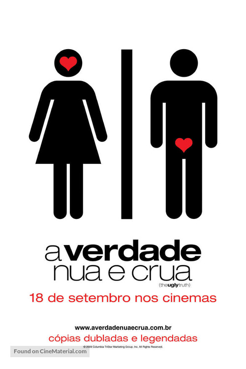 The Ugly Truth - Brazilian Movie Poster