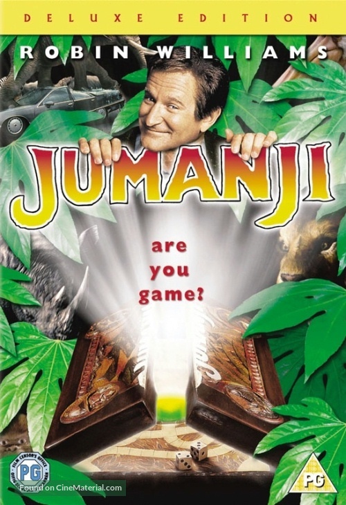 Jumanji - British DVD movie cover