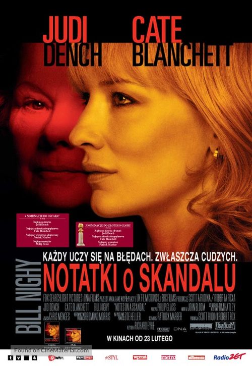 Notes on a Scandal - Polish Movie Poster