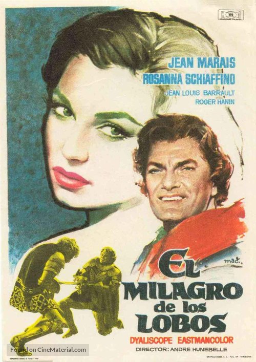 Le miracle des loups - Spanish Movie Poster