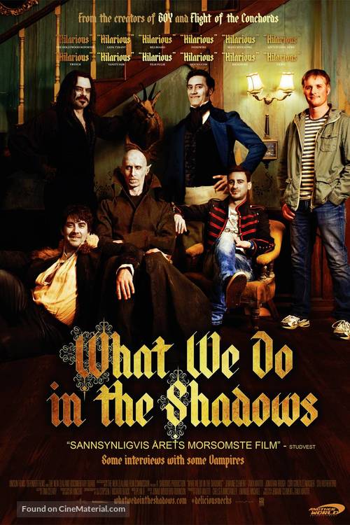 What We Do in the Shadows - Norwegian Movie Poster