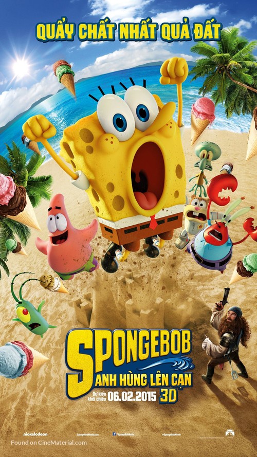 The SpongeBob Movie: Sponge Out of Water - Vietnamese Movie Poster