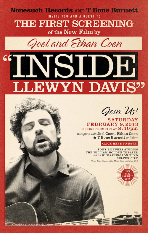 Inside Llewyn Davis - poster