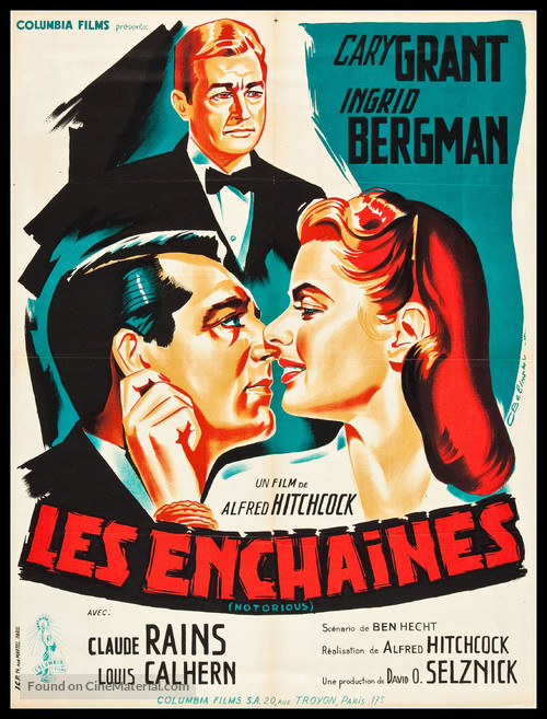 Notorious - French Movie Poster