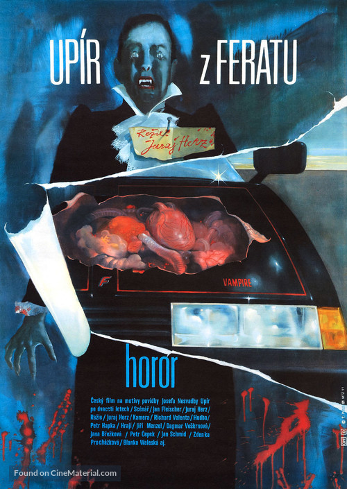 Up&iacute;r z Feratu - Czech Movie Poster