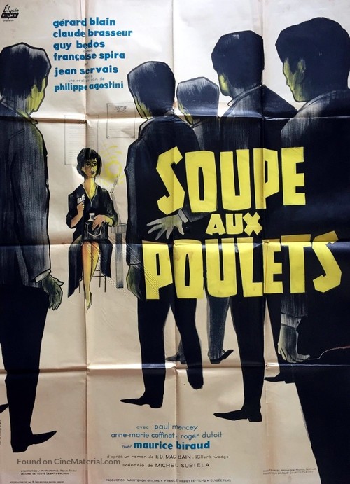 La soupe aux poulets - French Movie Poster