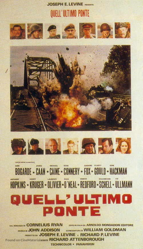 A Bridge Too Far - Italian Movie Poster