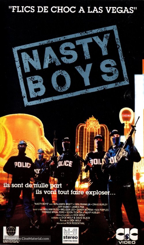 &quot;Nasty Boys&quot; - French VHS movie cover