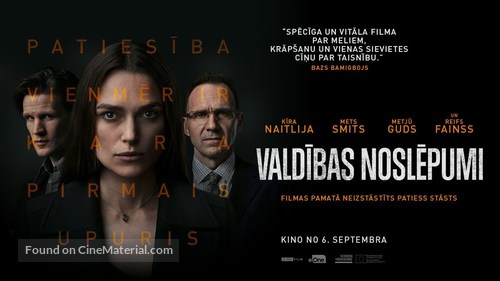 Official Secrets - Latvian Movie Poster