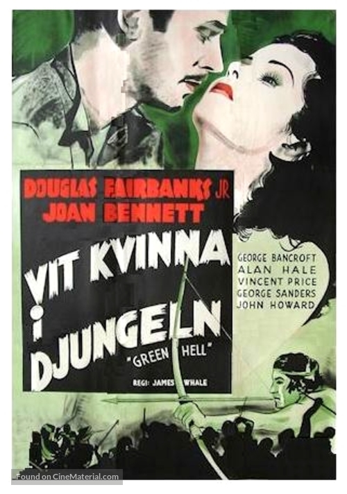Green Hell - Swedish Movie Poster